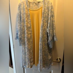 Tank dress with cover up